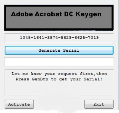 Adobe acrobat dc pro serial number